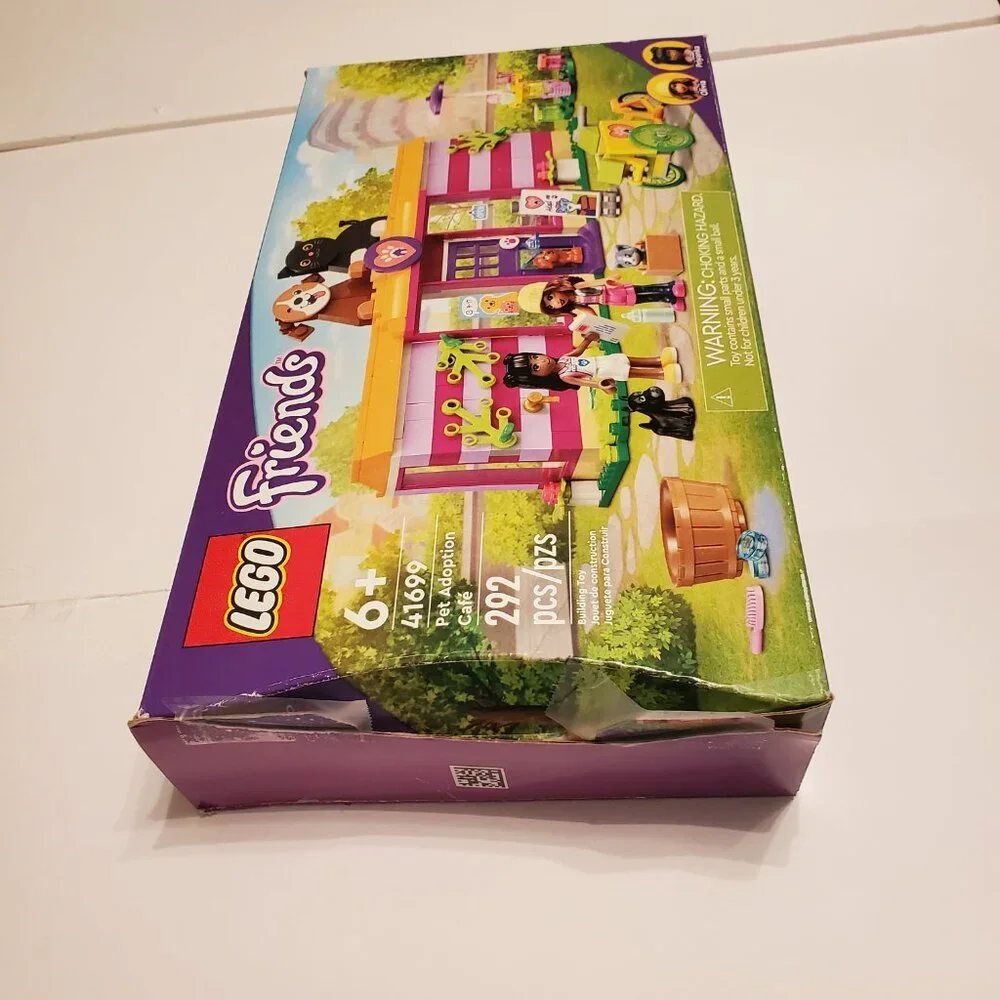 Lego 41699 Friends- Pet-Adoption Cafe 192 Pieces Building Toy Kit Set.